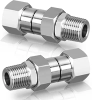 3/8” NPT Pressure Washer Swivel Fitting Anti-Twist Male to Female Adapter 360° Kink-Free Connector for Gun and Hose 4500 PSI 1