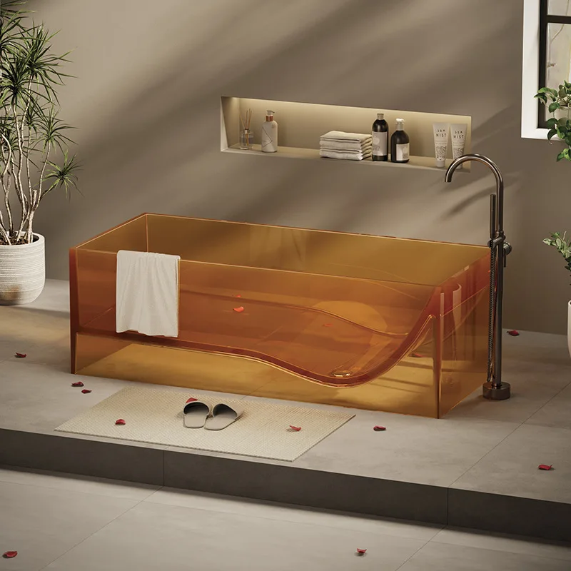 1700 X 720 X 550 MM COLOURFUL RESIN BATHTUB FREESTANDING TUB 8607C