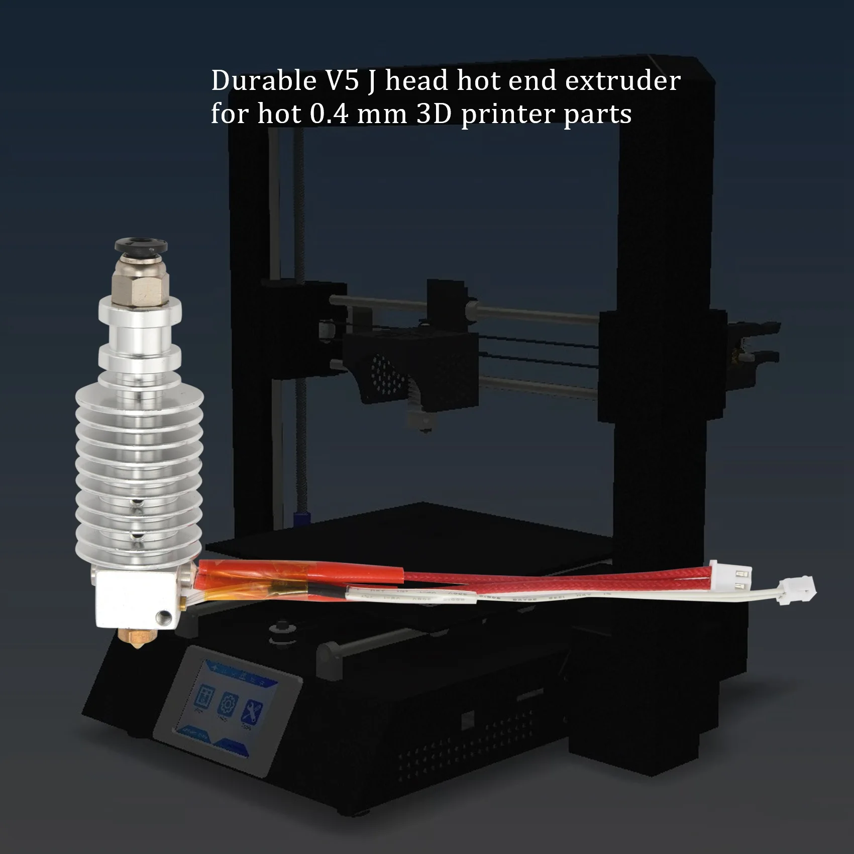 

2 шт., прочный экструдер для 3D-принтера Anycubic I3 Mega, 0,4 мм
