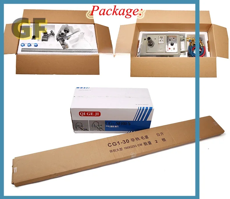 Flame Cutting Machine 220V 24KG Semi-automatic Gas Cutting Machine Steel Straight-line Cutter CG1-30 6