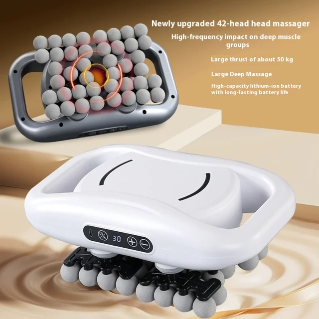 Fascia Gun High-Frequency Vibration Body Massage Gun Deep Massager Device