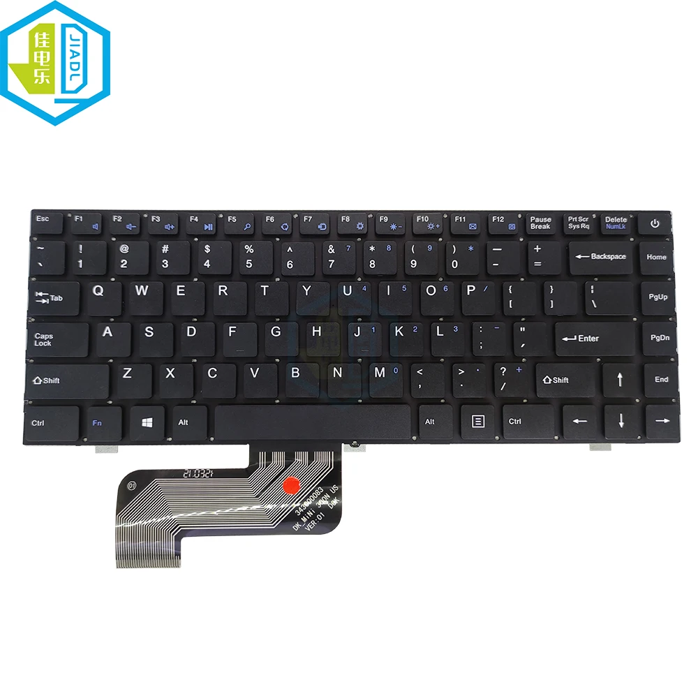 Original Eua Inglês Substituição Teclados Mini300n Dk_mini 300n 343000083 Notebook Teclado Portátil Padrão Peças sem Luz de Fundo