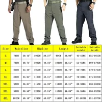 New Summer Lightweight Tactical Pants Mens Outdoor Waterproof Quick Dry Cargo Pants Casual Fishing Hunting Workwear Hiking Pants 2