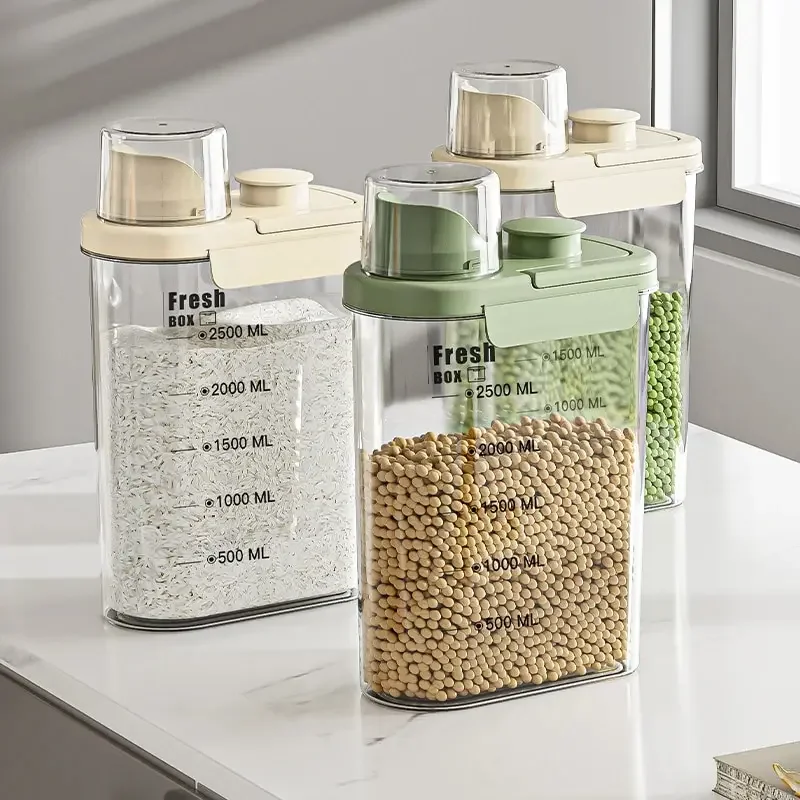 Sealed Miscellaneous Grain Tank Household Kitchen Rice Storage Tank Insect Proof And Moisture-proof Grain Storage Bucket