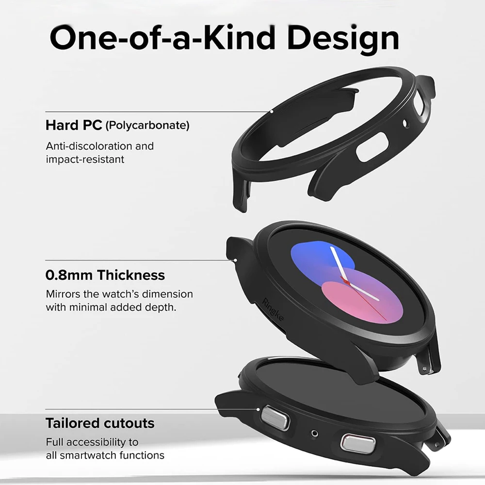 Cover Case Screen Protector for Samsung Galaxy Watch 5/4 44mm 40mm Galaxy watch 5 pro 45mm accessories PC Bumper All-Around watch screen protector case watch accessories apple watch screen protector case watch case watch protective case
