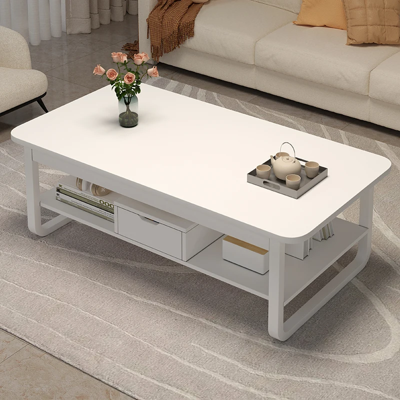 

Modern Design Coffee Tables Luxury White Minimalist Storage Coffee Tables Design Camping Kaffee Tische Furniture Living Room