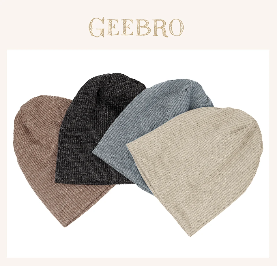 Frauen Neue Mode Erwachsene Streifen Skullies Mützen Herbst Winter Warme Casual Floral Stricken Hut Außen Turban Schönheit Marke Motorhaube – Detail 1