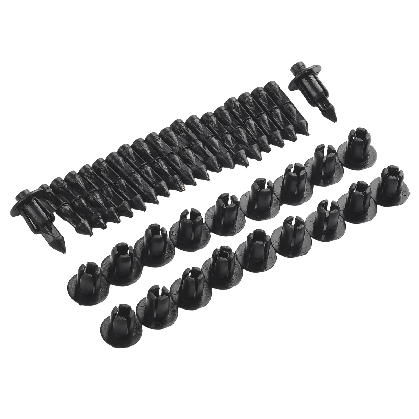 

20x 6mm Panel Fastener Clips Plastic Rivet Bike Fairing Trim Clips For Honda For Suzuki For Exterior Car Accessories