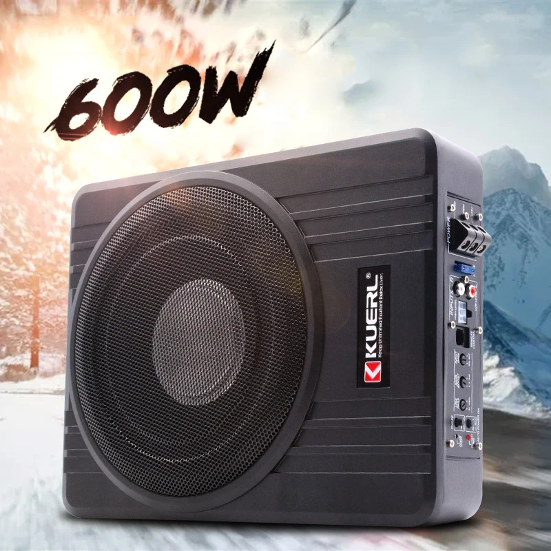 Bukeey Car Subwoofer 8 Inch Modified Ultra Thin Subwoofer Subwoofer