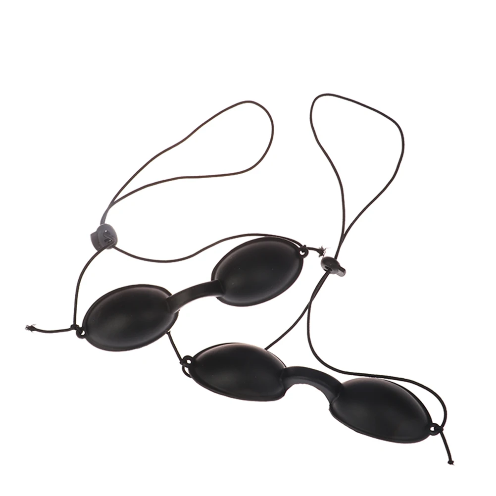 Safety Goggles Eye Protection Glasses Tanning Goggles Eyewear Eyepatch for Patients in IPL Infrared LED Light Therapy Silicone eye mask eye patch