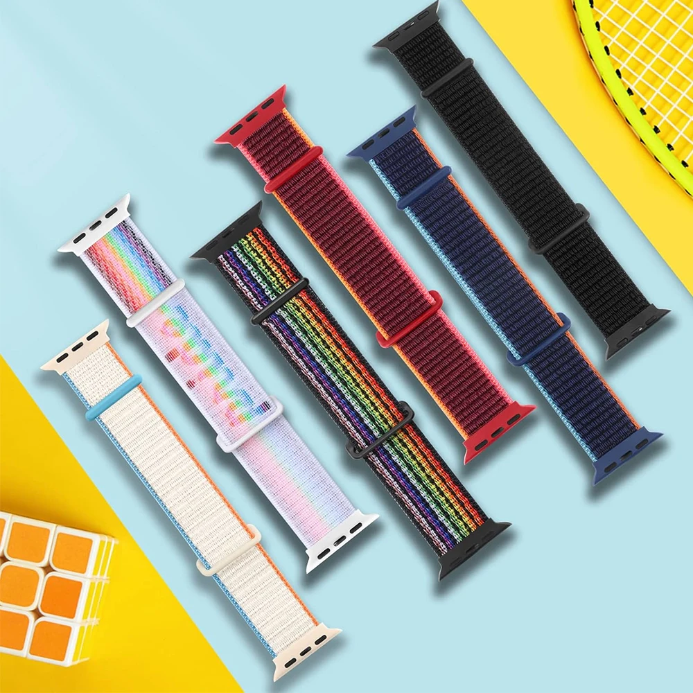 Premium Nylon Strap for Apple Watch - Stylish and Durable Bracelet Replacement