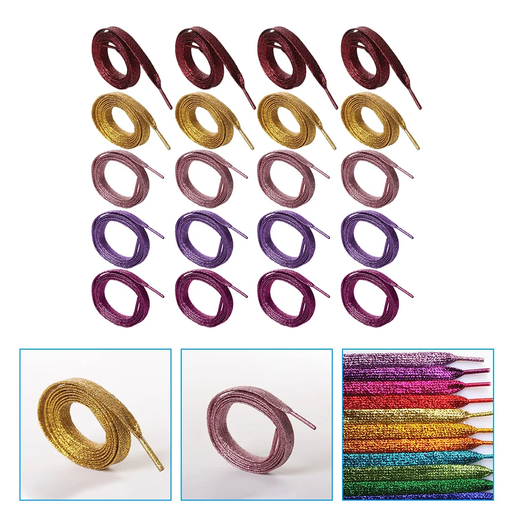 Рисунок 3 - 10 пар, блестящие шнурки для к