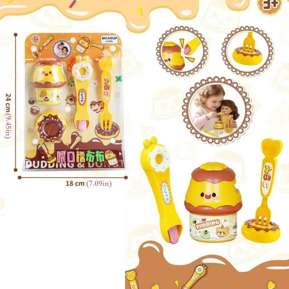 Food Feeding Pudding Feeding Early Education Pretend Play Hamburger Pudding Japanese Simulation Play House Toys Children's