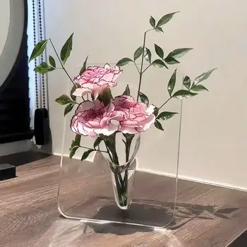 Clear Acrylic Frame Flower Vase 2