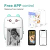 Mini Printer Portable Bluetooth Wireless Smart Label Thermal Portable Printers Stickers Paper Wireless Printers Children Gifts 6