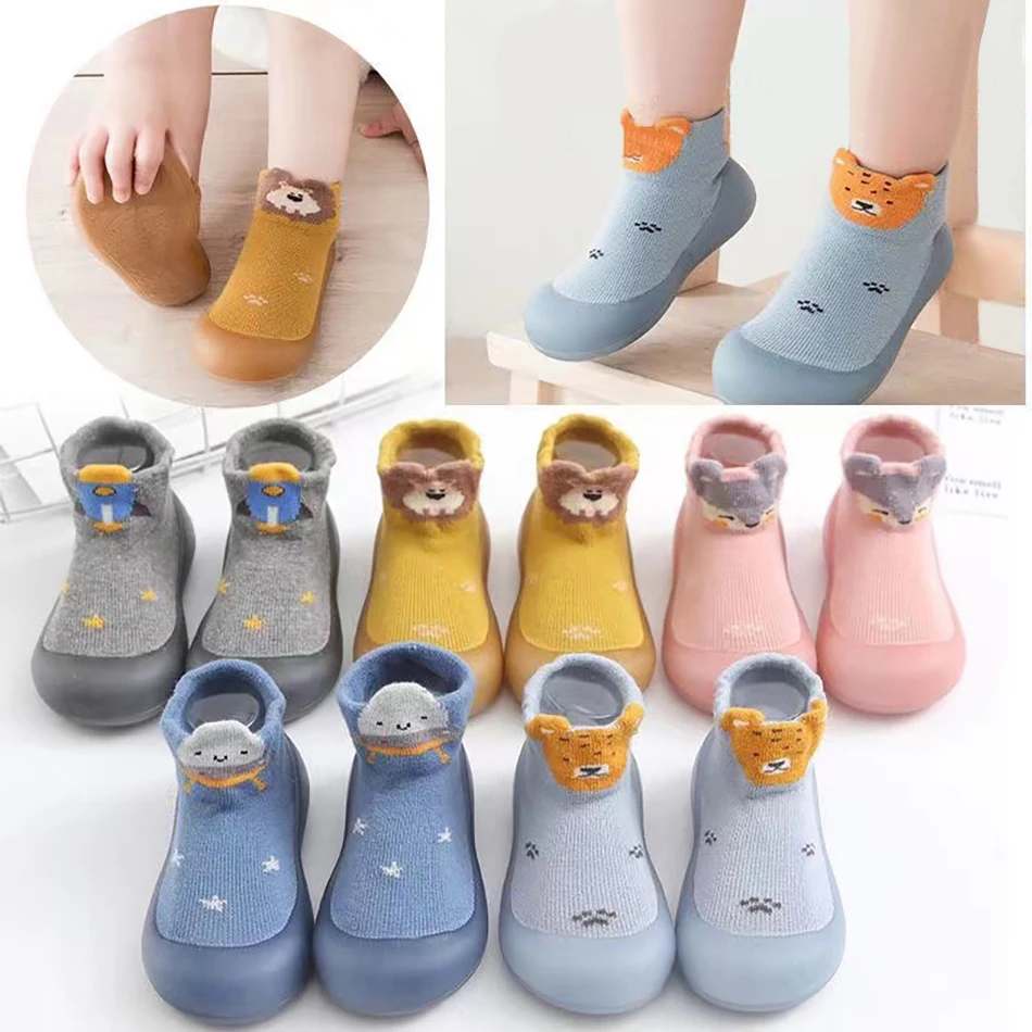 Durable Soft Newborn Anti Slip Floor Socks Soft Infant First Walkers All Season Protection Perfect for Indoor and Outdoor Play 1