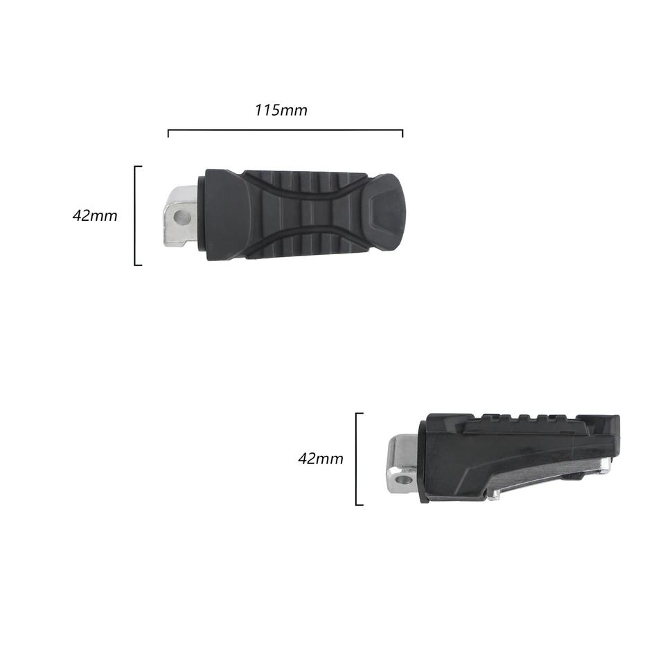 Nonuink Pour B&MW R1250GS LC R 1250 GS ADV Pour Aventure 2018 2019 2020 2021 Moto Repose-Pieds Arrière Plaque Repose-Pieds Couvercle En Caoutchouc