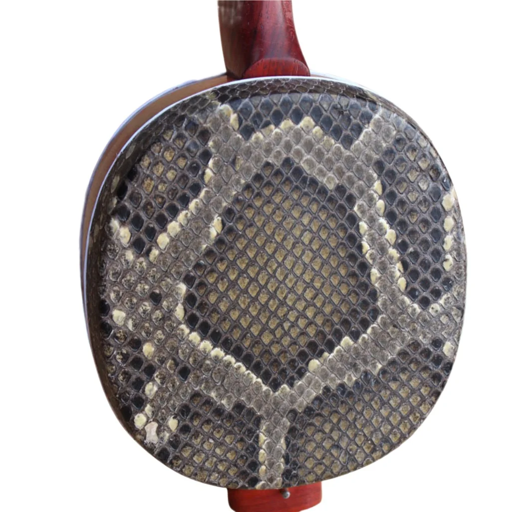 Small Sanxian mahogany professional playing Chinese stringed instrument