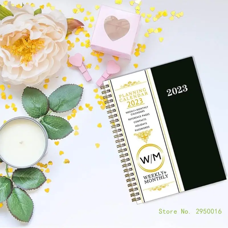 

Coiled Working Plan Journal To Do List Notebook Elegant, and Non-Bleeding Paper for Efficient Note-Taking Journal
