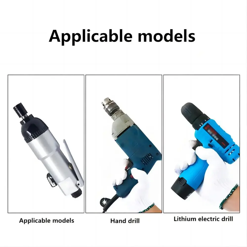 Magnetic Impact Nut Screwdrive Socket Set Metric Grade Nut  Driver Drill Bit Set 6.35mm Hex Shank 100mm Drill Bits Adapter Tools 6