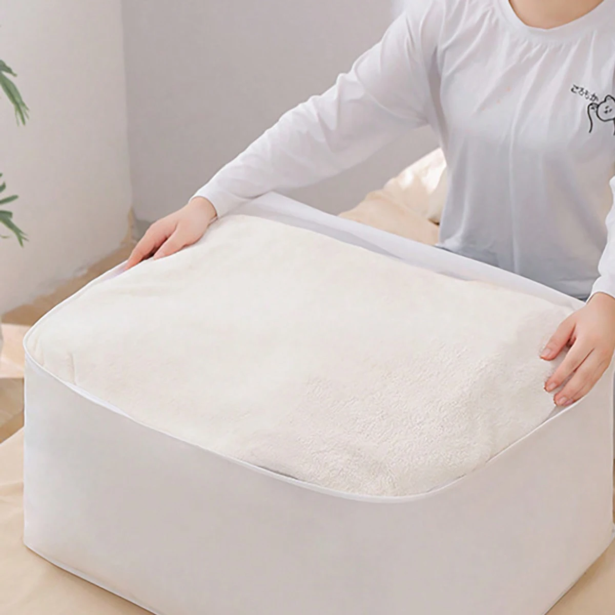 Product Quilt Clothes Organizer Storage Bag Luggage Wardrobe