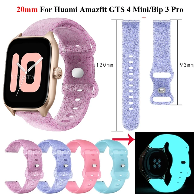 Silicone Strap For Huami Amazfit GTS 4 2 Mini 2E Bip U 3 Pro Band 20mm Correa  For Amazfit GTS2 GTS4 Mini Bracelet Watchband Belt - AliExpress