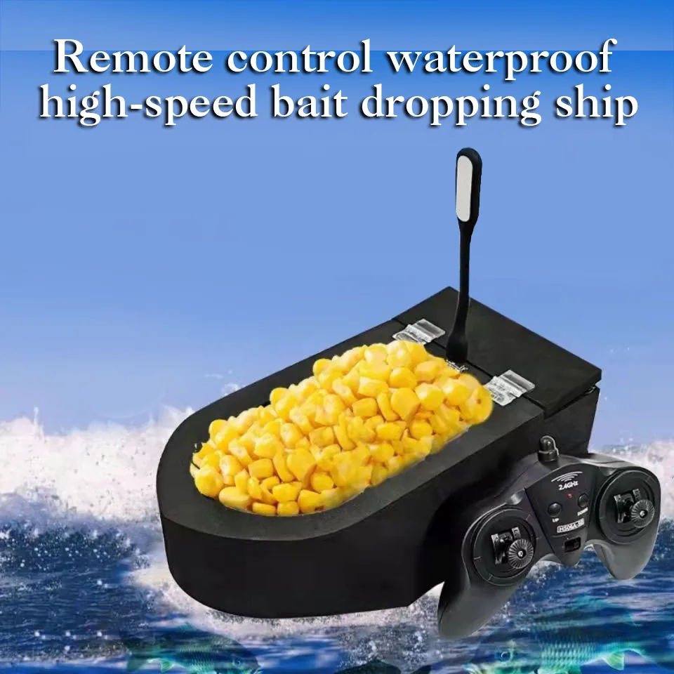 Remote Control Waterproof High Speed Bait Dropping Cruise Ship With Night  Light Remote Fishing Boat Tools - Fishing Tools - AliExpress