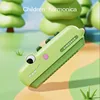 32 Holes Carton Dinosaur Harmonica Shark Mouth Organ Musical Instrument Early Education Intelligence Toys Beginner Children Gift 1