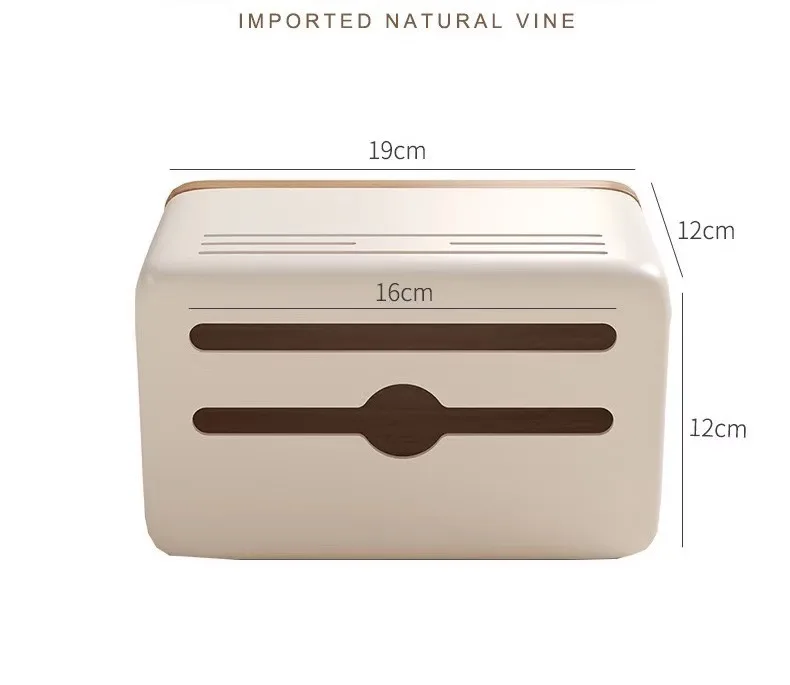 Description Picture 2 of itemWalnut&Beech bathroomWaterproof Wall Mount Toilet Paper Holder Shelf Toilet Roll Paper Tube Storage Rack Storage Box Tray Rack