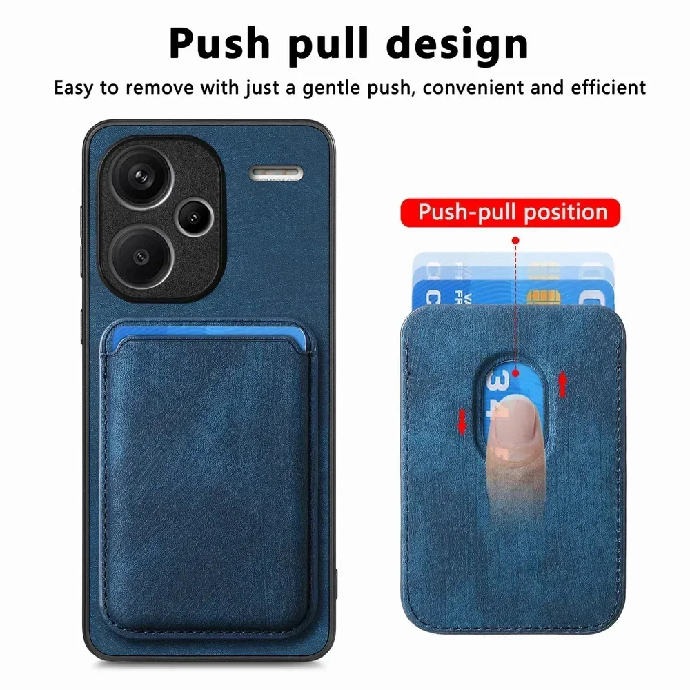 2-in-1 Detachable Leather Back Cover Case