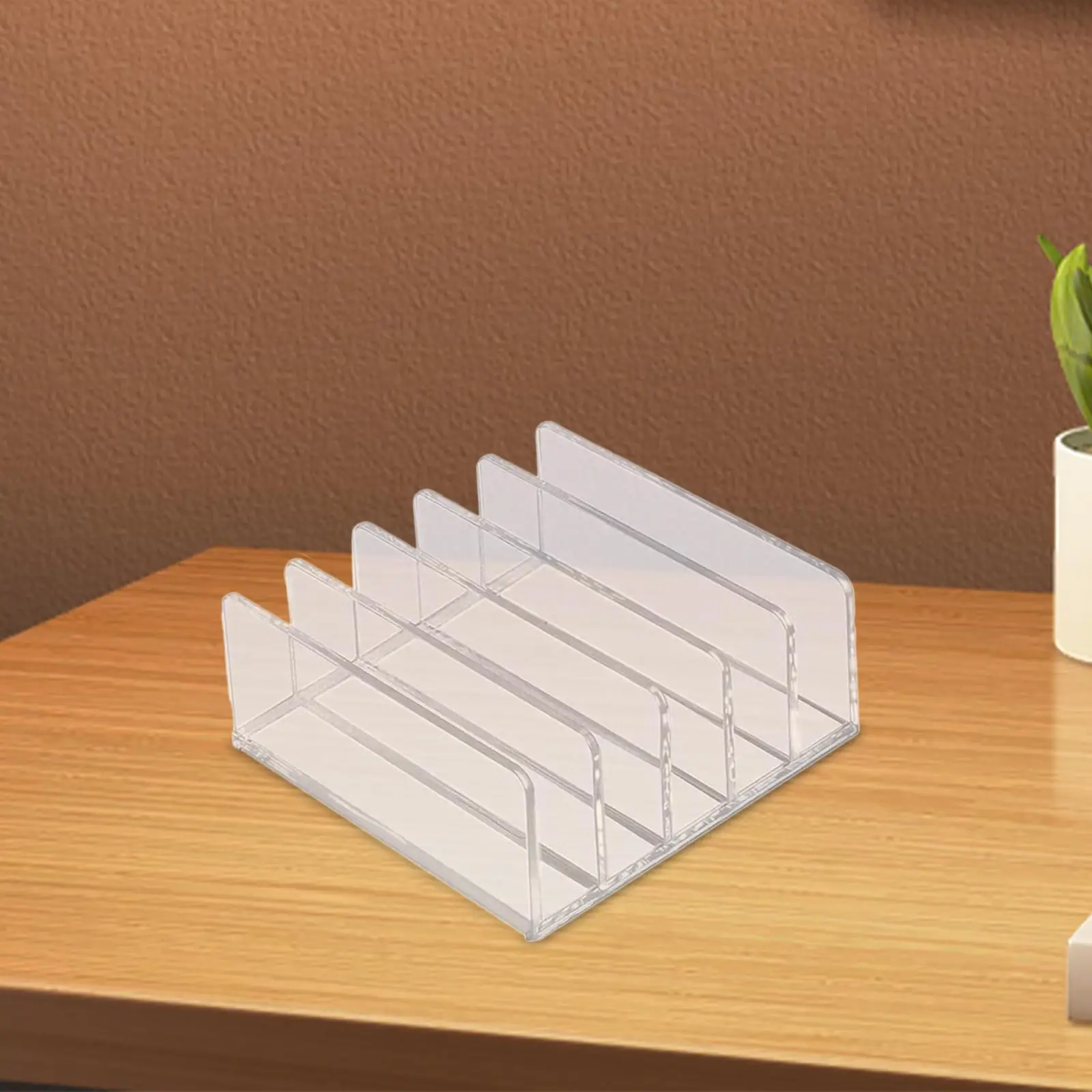 데스크탑 파일 정리함 데스크탑 파일 거치대, 아크릴 문자 분류기, 편지용 편지 거치대, 사무용품 봉투 문서