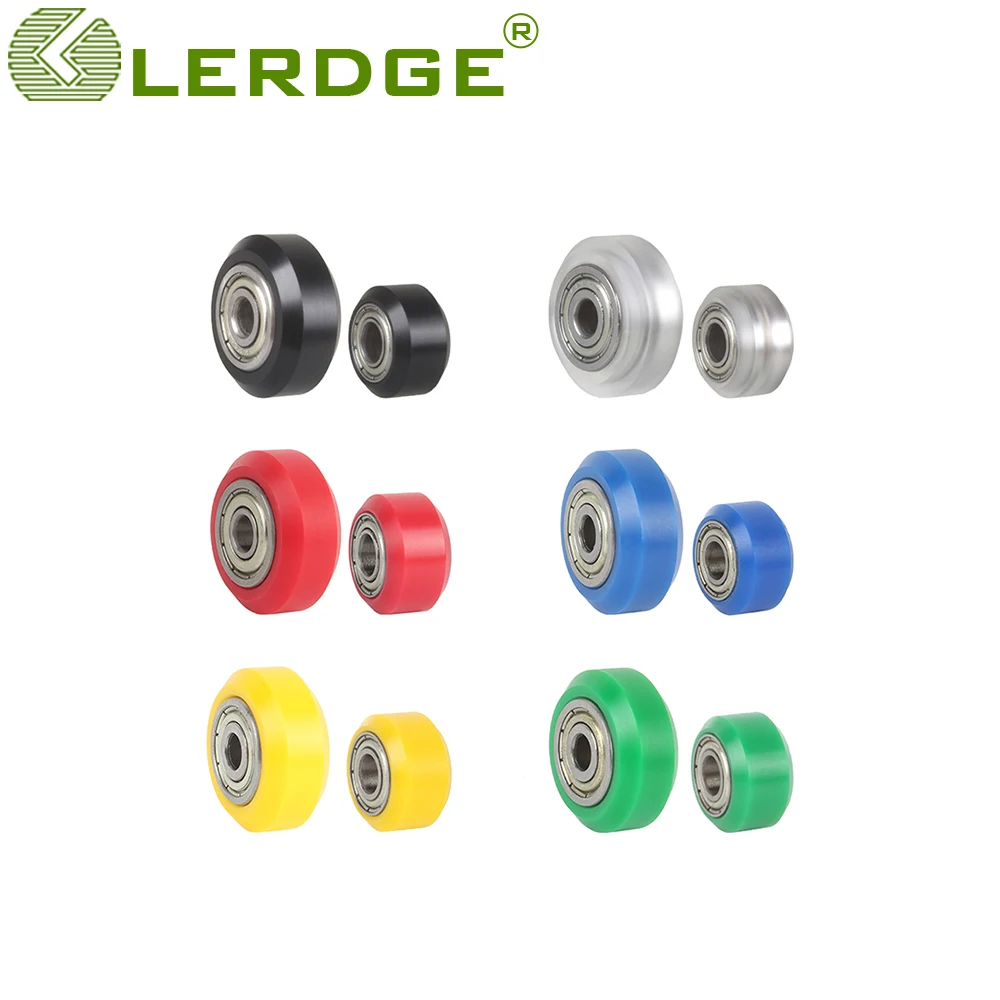 LERDGE IX Ender 3 프린터 키트 용 3D 프린터 부품, 플라스틱 POM 풀리 빅 휠 다채로운 고속 베어링 저소음 10/20 개