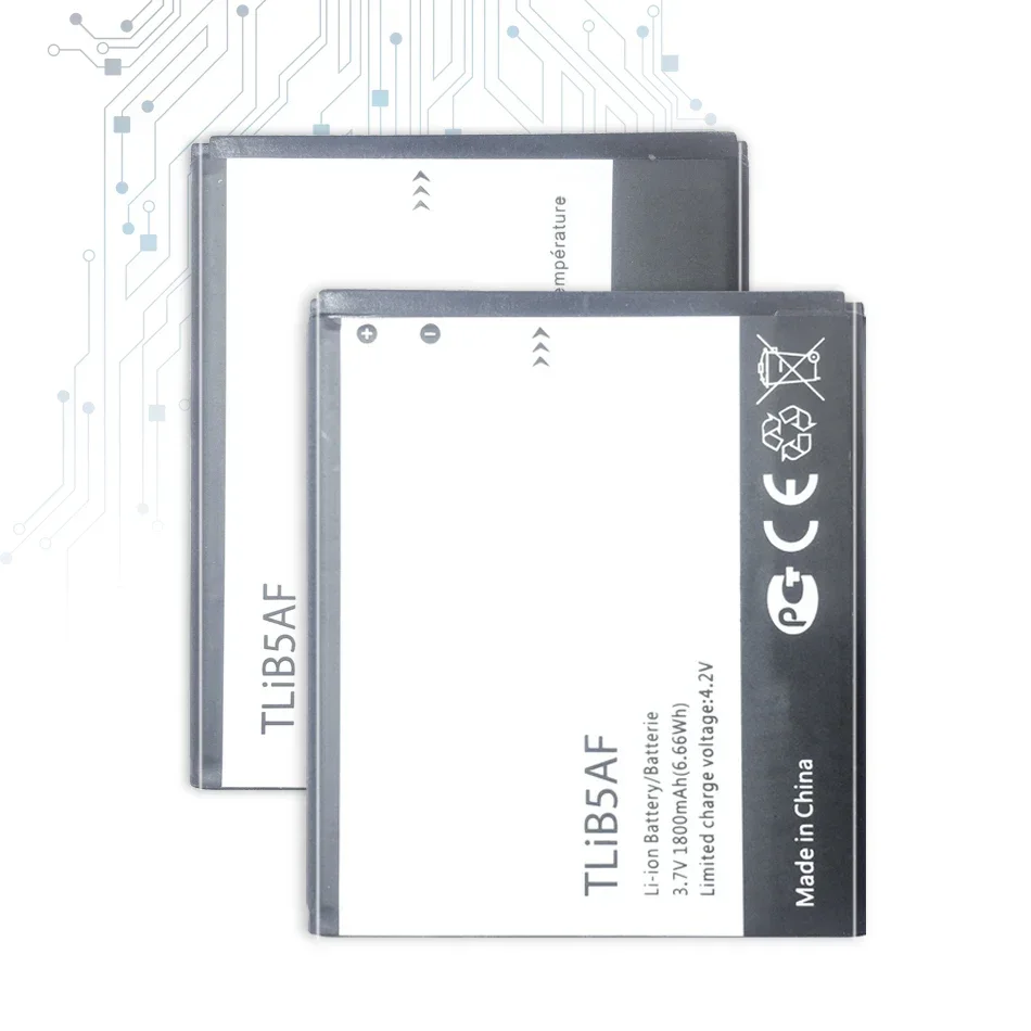 Batteria Di Ricambio Tlib5Af Da 1800Mah Per Alcatel One Touch Pop C5 Ot 5036 5036D 5035D 5037D 5037A + Numero Di Tracciamento