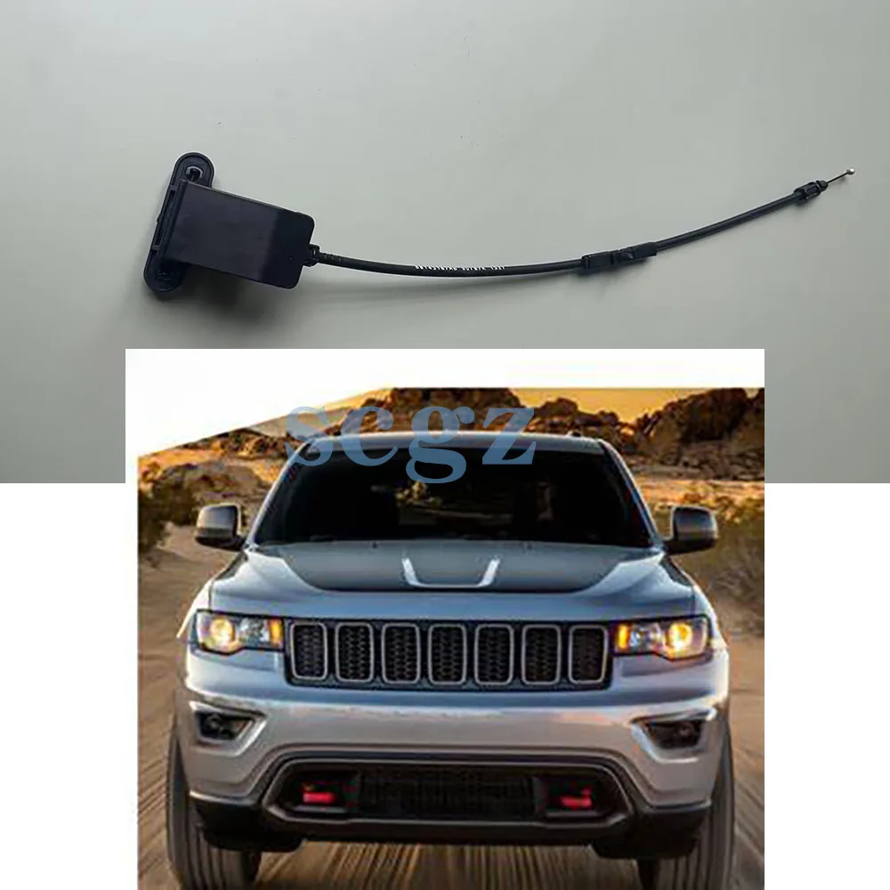 Car Front Engine Hood Lock Latch Release Cable Wire 68143167AB