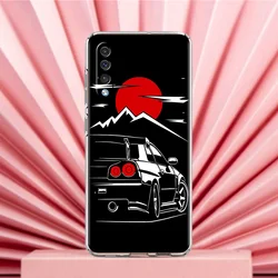 JDM Sports Car Design Phone Case Cover - Samsung A40 (B1)