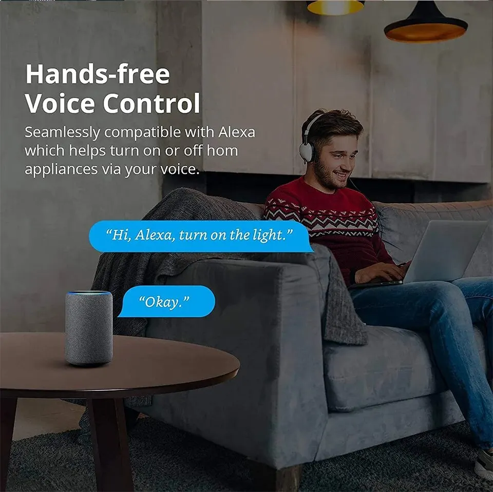 Description Picture 5 of item16A/20A Mini Tuya Smart Wifi Switch DIY Module 2-Way Control 433MHz Wireless Switch Smart Life APP Works With Alexa Google Home