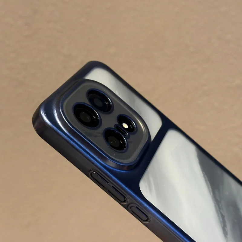 Matte Clear Shockproof Ultra Thin Phone Case with Glossy Skin Translucent Cover