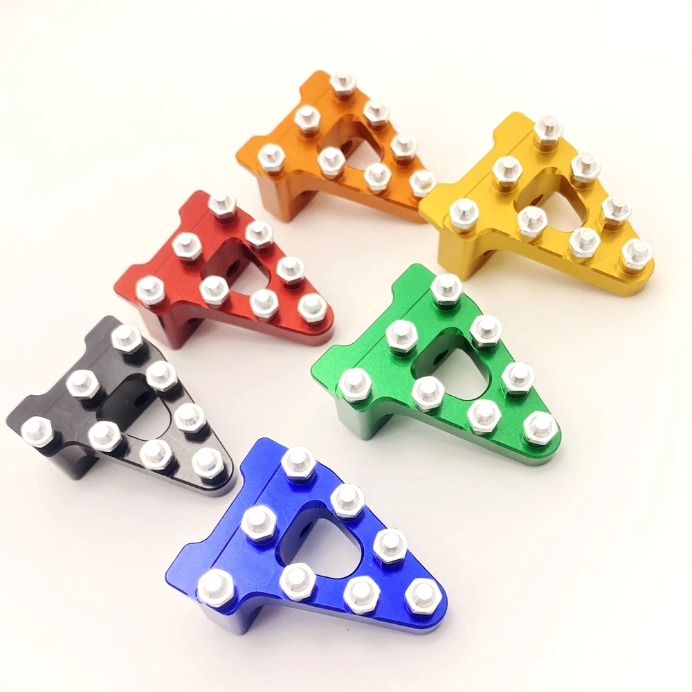 Motorcycle Accessories Motorcycle Foot Pedals Motorcycle CNC Rear Brake Pedal Step Tips For Honda CRF50 CRF 50 XR50 Pit Bikes Black Red Green Blue