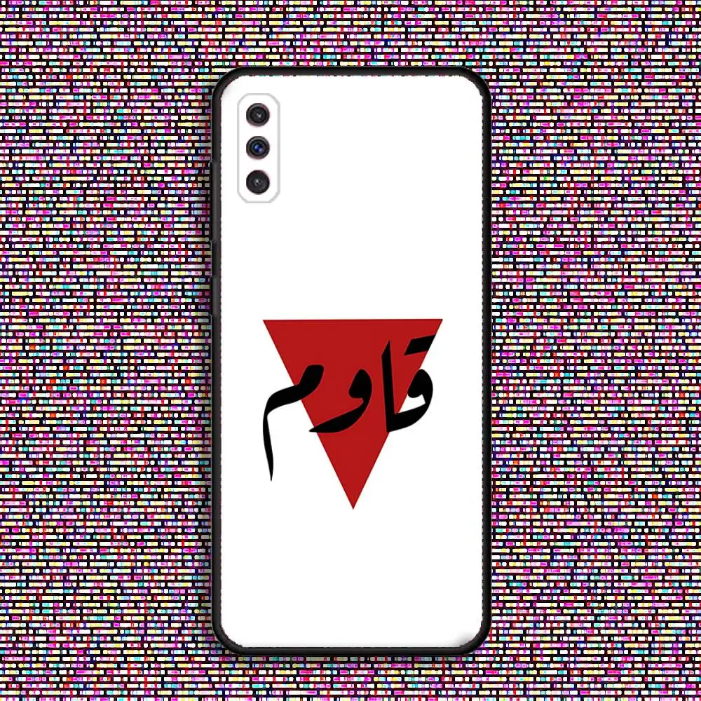 Palestinian Flag Map Black Soft Phone Case