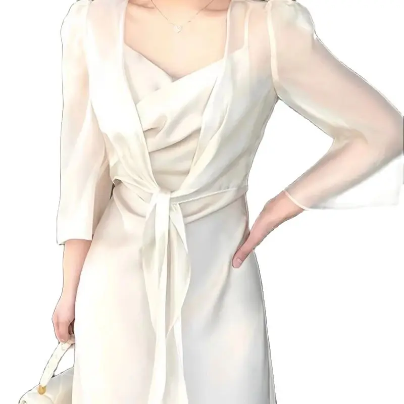 

Bolero Women Sheer Bolero Wraps Shawls Cape Wedding Evening 3/4 Sleeve Open Front Jacket Cardigan Bridal Shrug Cover Ups