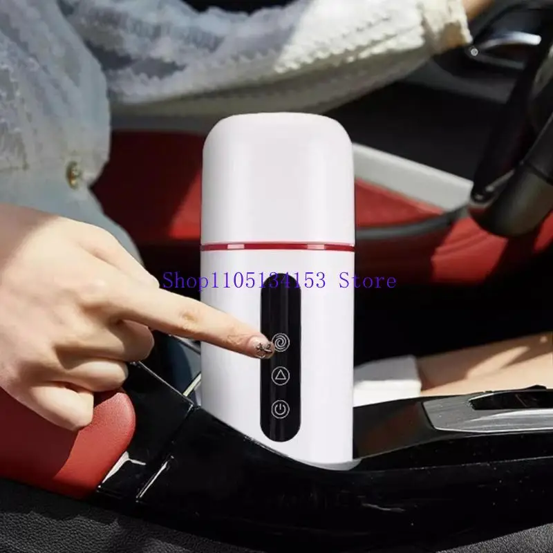 LED 디스플레이 및 4가지 온도 사전 설정이 포함된 kl23 여행용 전기 주전자 여행용 누출 방지 여행용 머그 자동차 가열 컵