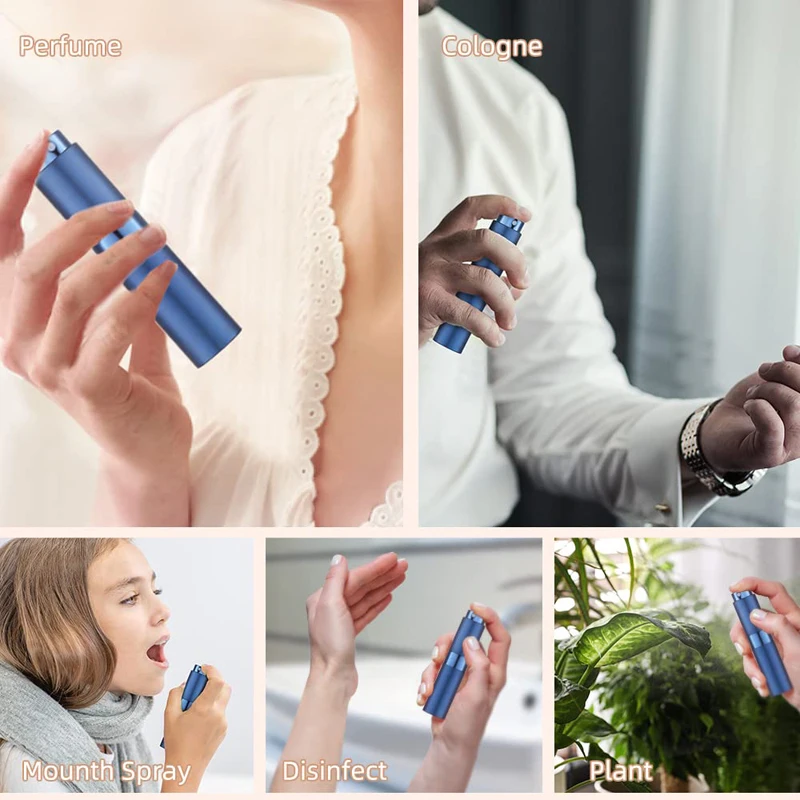 Perfume atomizer 7Pcs/set 8ML Atomizer Perfume Spray Bottle Travel Empty Cologne Dispenser Portable Sprayer Mini Perfume Atomizer