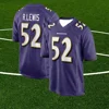 Purple Jersey No. 52/9/4 Classic Summer Short-Sleeved Outdoor Ray Lewis Justin Tucker Zay Flowers Baltimore Ravens Clothing 1