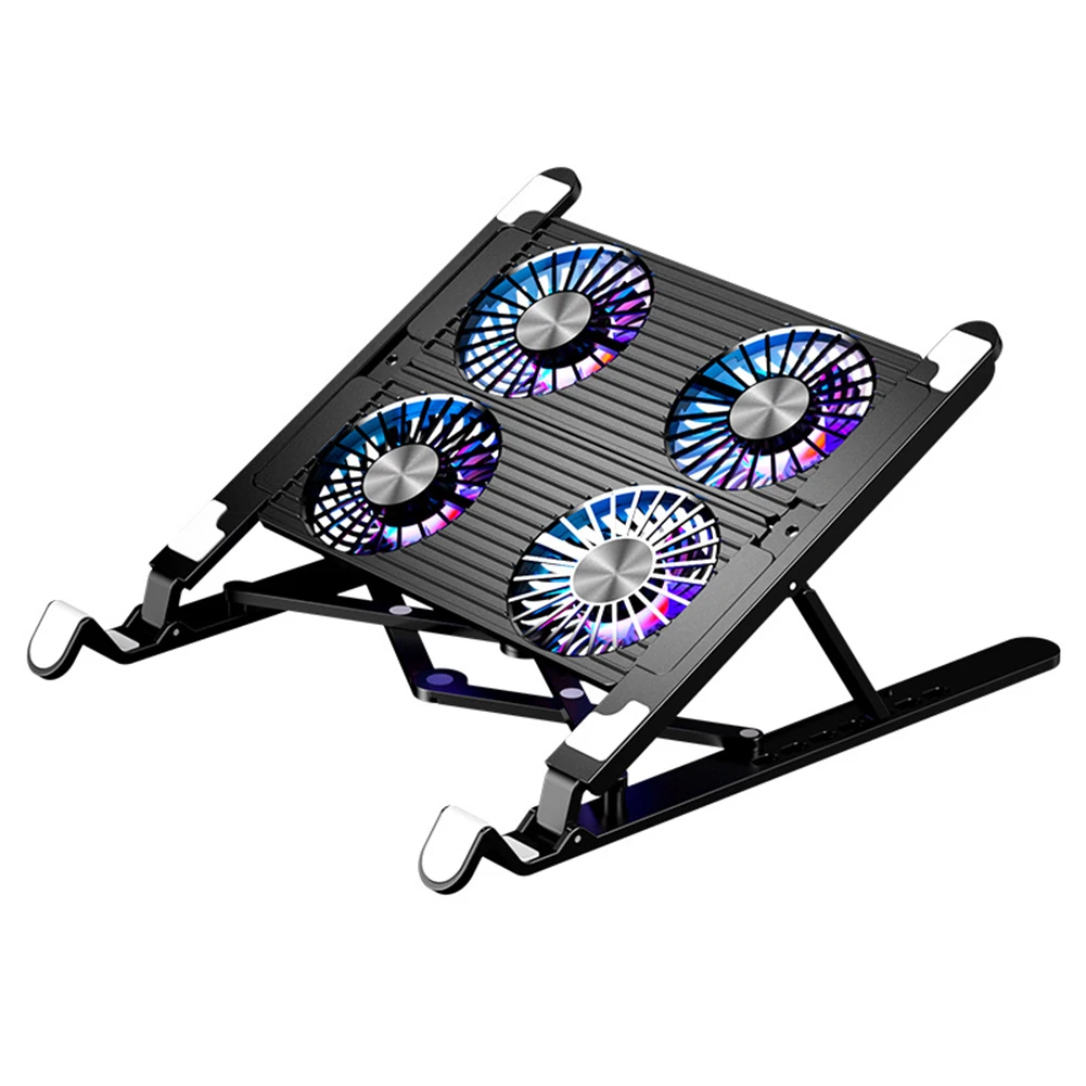 Portable Gaming PC Laptop Cooler with 2/4 Silent 3