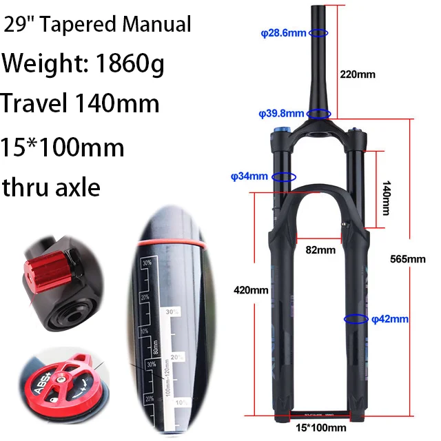 [早い者勝ち]MOAOZサスペンションフォーク 27.5インチ　boost Amazon.co.jp: マウンテンバイク サスペンション フォーク 26