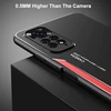 Aluminum Metal Case For Xiaomi Redmi Note 11S 11 Pro Plus 4G 5G Silicone Matte Cover Luxury Phone Case For Redmi Note 11E Pro 4