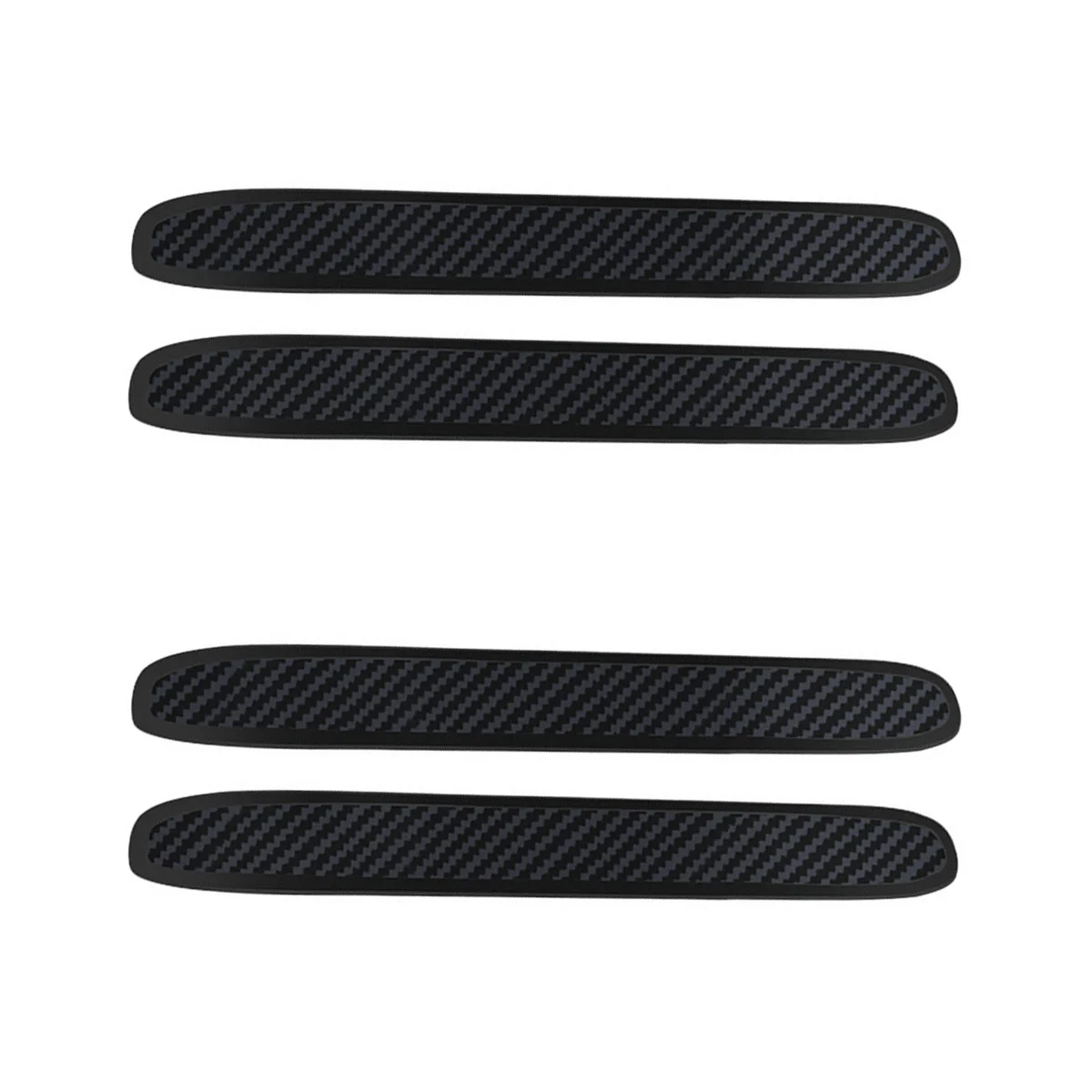 

2 шт., автомобильные полосы из углеродного волокна для защиты от царапин