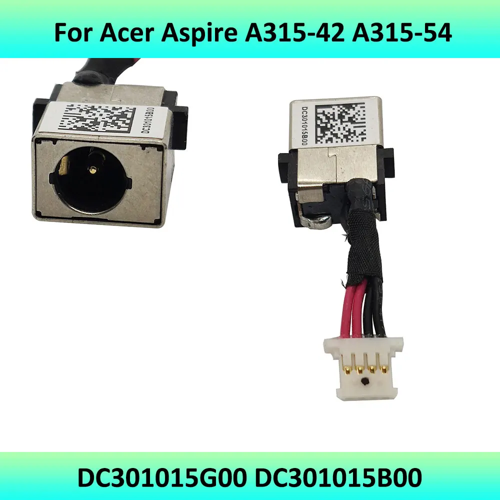 

DC Power Jack Charging Port Cable Harness Connector For Acer Aspire A315-42 54, A317-51G A515-43.HEEN2.005 DC301015G00 DC301015B