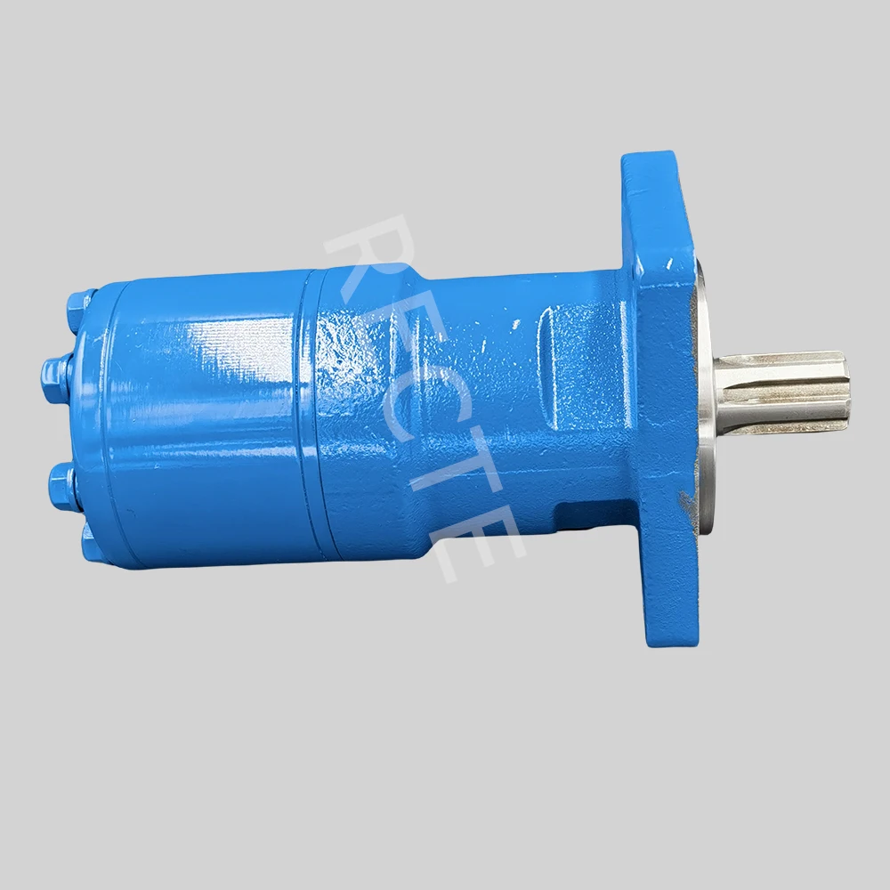 RECTE Hydraulic Motors OMP-160 Spline Square High Torque Hydraulic Motor 5