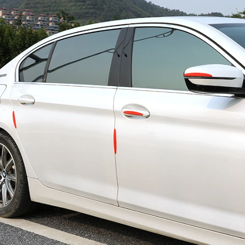 Silicone Car Door & Mirror Anti-Collision Protector Set - 4PCS